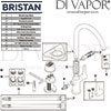 Bristan Design Utility Lever Sink Mixer Kitchen Tap Spares